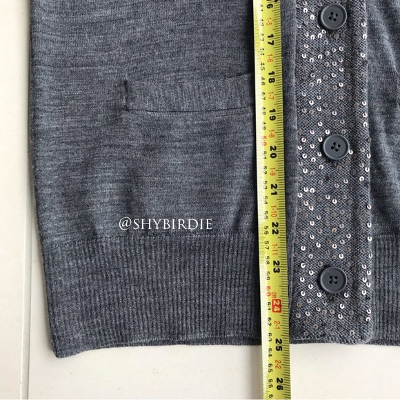 Madewell Wallace Sequin 100% Merino Wool Vest - Picture 11 of 15